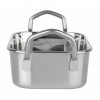Olympia Table Presentation Rectangular Dish Stainless Steel 140x90mm Olympia Table Presentation Rectangular Dish Stainless Steel 140x90mm