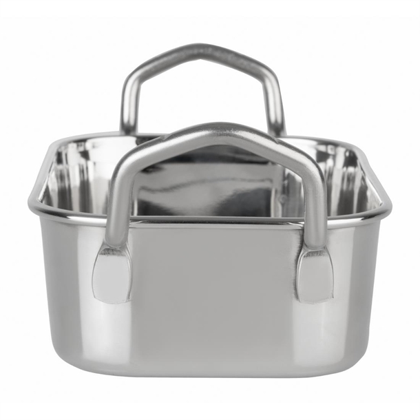 Olympia Table Presentation Rectangular Dish Stainless Steel 140x90mm Olympia Table Presentation Rectangular Dish Stainless Steel 140x90mm