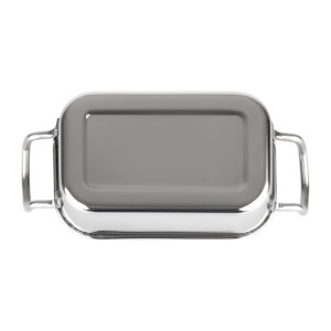 Olympia Table Presentation Rectangular Dish Stainless Steel 140x90mm