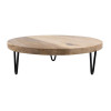 Olympia Round Display Stand Mango Wood with Metal Legs 300x80mm Olympia Round Display Stand Mango Wood with Metal Legs 300x80mm