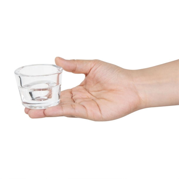 Olympia Classic Glass Tealight Holder 60x45mm (6 Pack) Olympia Classic Glass Tealight Holder 60x45mm (6 Pack)