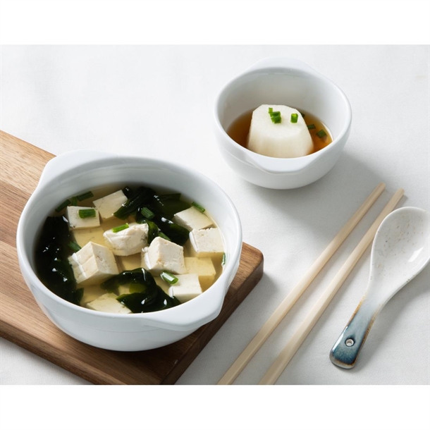 Olympia Whiteware Eared Bowls 250ml (6 Pack) Olympia Whiteware Eared Bowls 250ml (6 Pack)