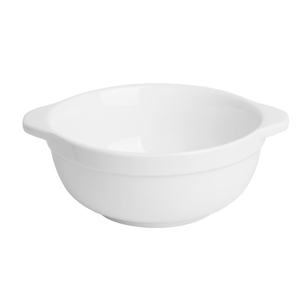 Olympia Whiteware Eared Bowls 640ml (4 Pack) Olympia Whiteware Eared Bowls 640ml (4 Pack)
