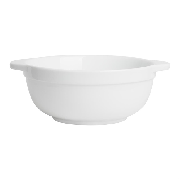 Olympia Whiteware Eared Bowls 640ml (4 Pack) Olympia Whiteware Eared Bowls 640ml (4 Pack)