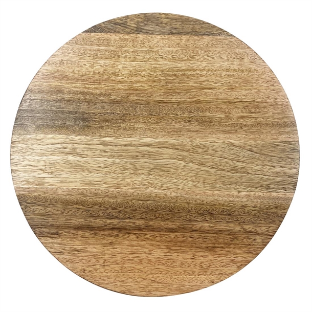 Olympia Round Display Stand Mango Wood with Metal Legs 250x80mm Olympia Round Display Stand Mango Wood with Metal Legs 250x80mm