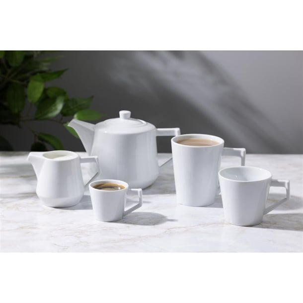 Olympia Whiteware Deco Cups 80ml (6 Pack)
