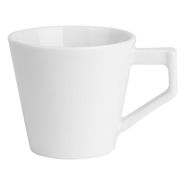 Olympia Whiteware Deco Cups 150ml (6 Pack)
