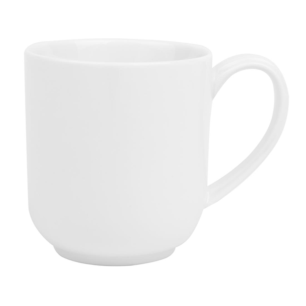 Olympia Whiteware Large Rounded Mugs 410ml (6 Pack) Olympia Whiteware Large Rounded Mugs 410ml (6 Pack)