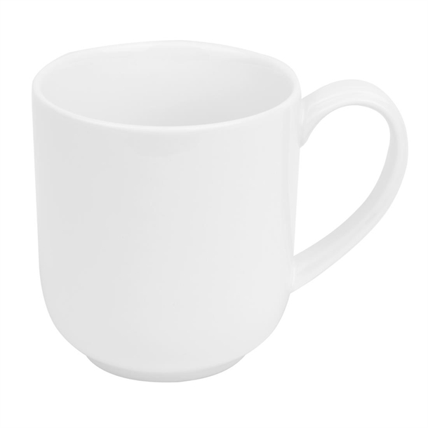 Olympia Whiteware Large Rounded Mugs 410ml (6 Pack) Olympia Whiteware Large Rounded Mugs 410ml (6 Pack)