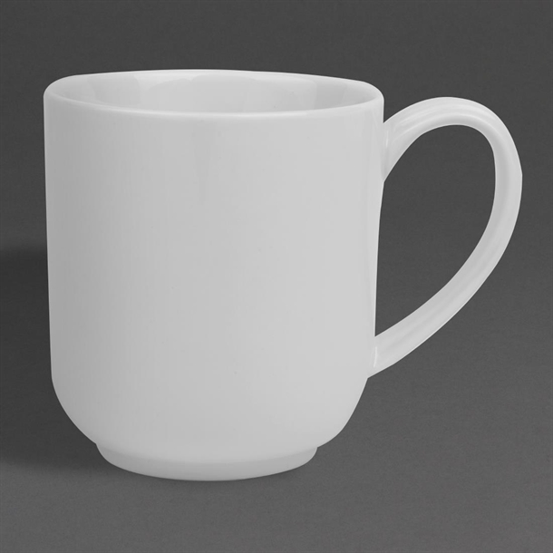 Olympia Whiteware Large Rounded Mugs 410ml (6 Pack) Olympia Whiteware Large Rounded Mugs 410ml (6 Pack)
