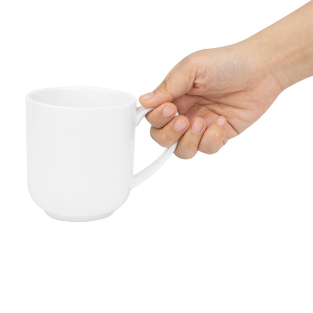 Olympia Whiteware Large Rounded Mugs 410ml (6 Pack) Olympia Whiteware Large Rounded Mugs 410ml (6 Pack)