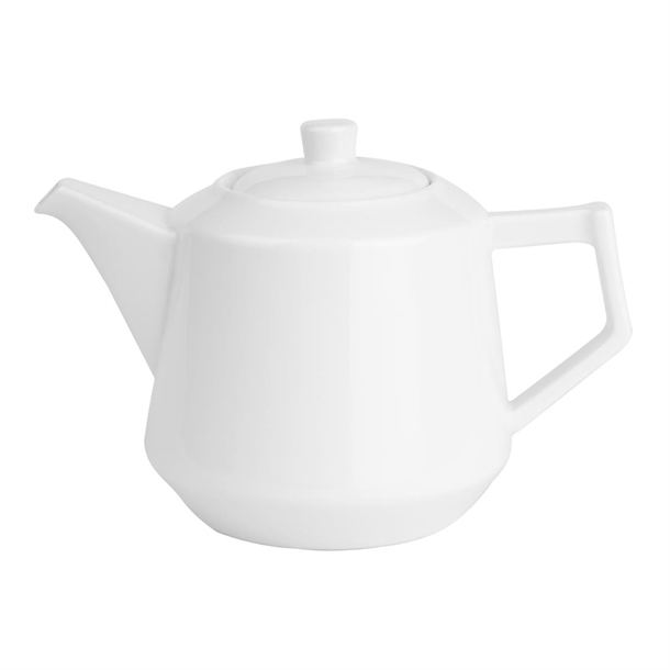 Olympia Whiteware Deco Teapot 820ml (2 Pack) Olympia Whiteware Deco Teapot 820ml (2 Pack)