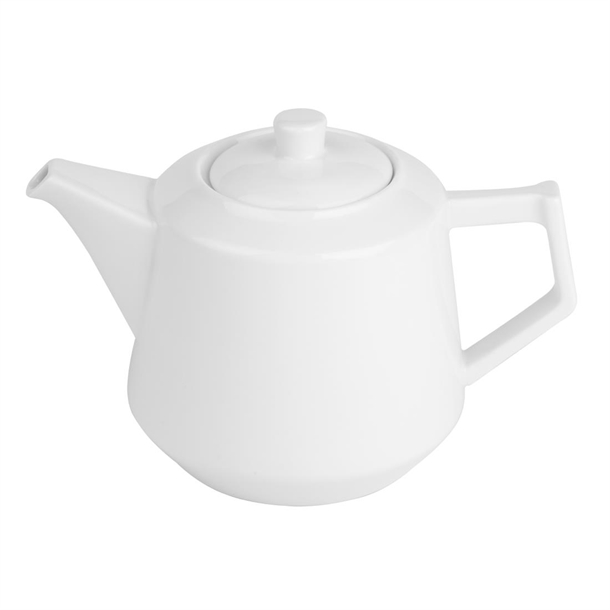 Olympia Whiteware Deco Teapot 820ml (2 Pack) Olympia Whiteware Deco Teapot 820ml (2 Pack)