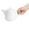 Olympia Whiteware Deco Teapot 820ml (2 Pack) Olympia Whiteware Deco Teapot 820ml (2 Pack)