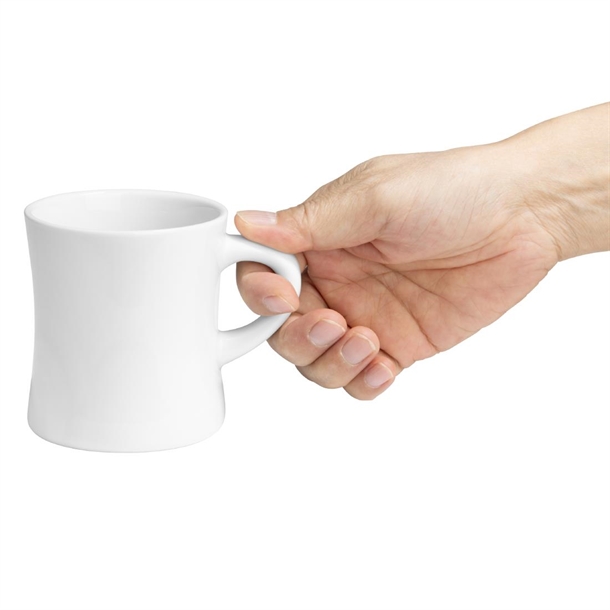 Olympia Whiteware Hollow Mugs 300ml (6 Pack) Olympia Whiteware Hollow Mugs 300ml (6 Pack)