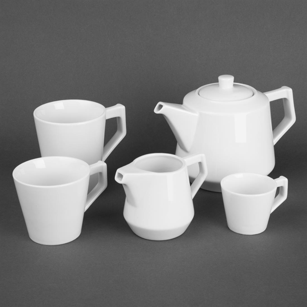 Olympia Whiteware Deco Cups 300ml (6 Pack) Olympia Whiteware Deco Cups 300ml (6 Pack)