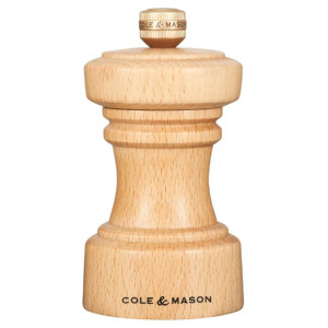 Cole & Mason Hoxton Salt Mill Natural Beechwood 104mm