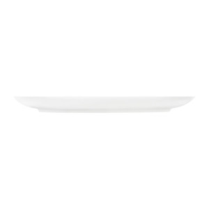 Tablekraft Core Platter Oval Coupe Shape White 255x180x23mm (4 Pack) Tablekraft Core Platter Oval Coupe Shape White 255x180x23mm (4 Pack)