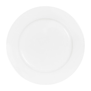 Tablekraft Core Round Plate Rim Shape White 250mm (4 Pack)