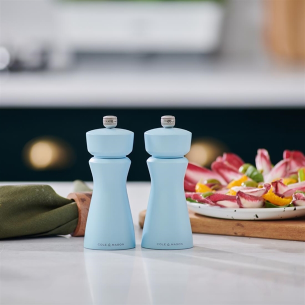 Cole & Mason Kenton Rubberwood Salt & Pepper Mill Sea Salt  60x150mm