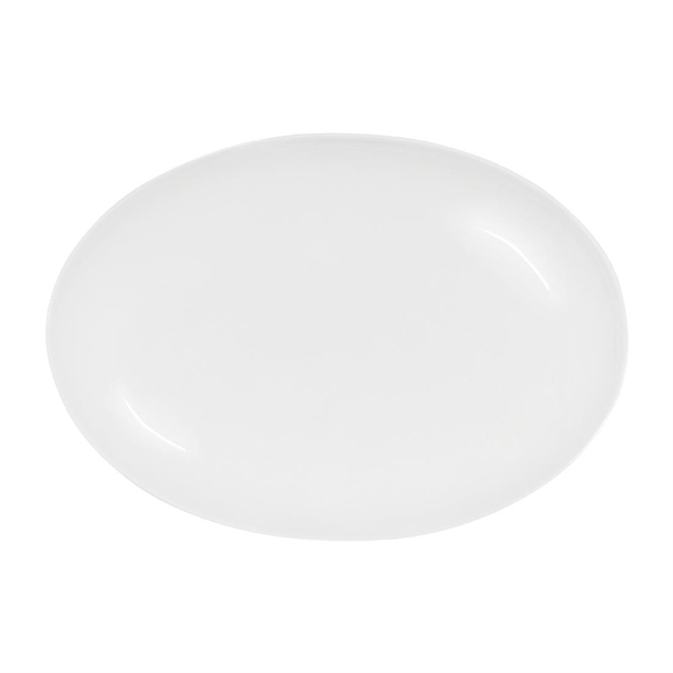 Tablekraft Core Platter Oval Coupe Shape White 300x215x30mm (2 Pack) Tablekraft Core Platter Oval Coupe Shape White 300x215x30mm (2 Pack)
