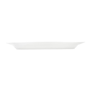 Tablekraft Core Platter Oval Rim Shape White 230x155x23mm (6 Pack) Tablekraft Core Platter Oval Rim Shape White 230x155x23mm (6 Pack)