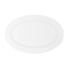 Tablekraft Core Platter Oval Rim Shape White 230x155x23mm (6 Pack)