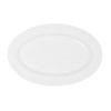 Tablekraft Core Platter Oval Rim Shape White 260x170x24mm (6 Pack)