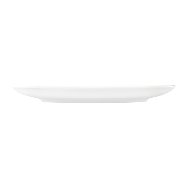 Tablekraft Core Round Plate Coupe Shape White 260mm (4 Pack) Tablekraft Core Round Plate Coupe Shape White 260mm (4 Pack)