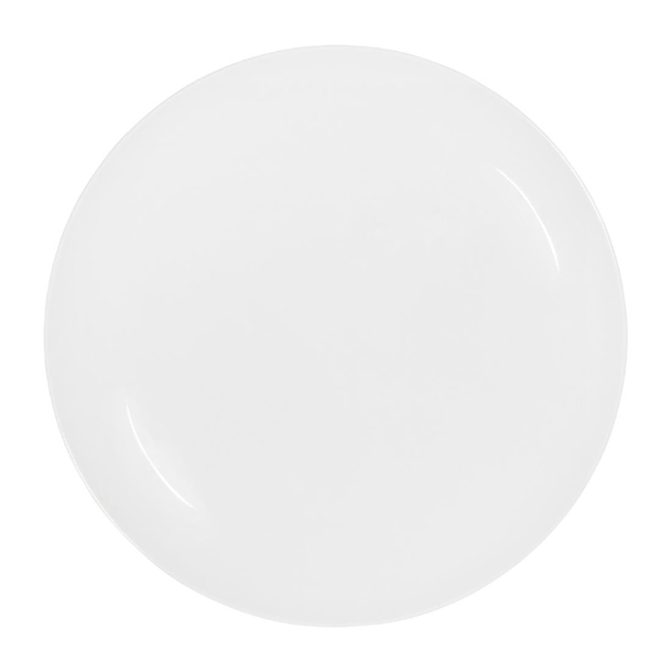 Tablekraft Core Round Plate Coupe Shape White 260mm (4 Pack) Tablekraft Core Round Plate Coupe Shape White 260mm (4 Pack)