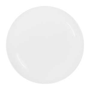 Tablekraft Core Round Plate Coupe Shape White 280mm (3 Pack)
