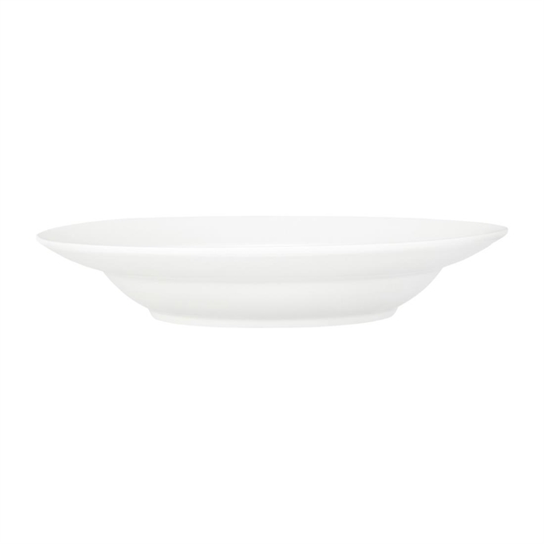 Tablekraft Core Pasta/Soup Bowl Deep Rim Shape White 250x45mm (4 Pack) Tablekraft Core Pasta/Soup Bowl Deep Rim Shape White 250x45mm (4 Pack)