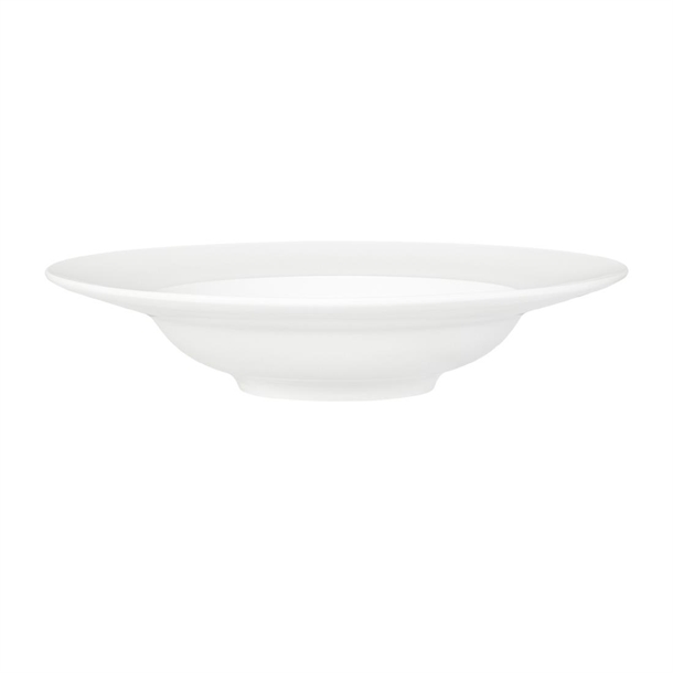 Tablekraft Core Pasta Plate Wide Rim White - 270X60mm (3 Pack) Tablekraft Core Pasta Plate Wide Rim White - 270X60mm (3 Pack)