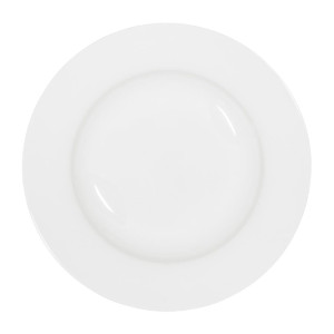 Tablekraft Core Pasta/Soup Bowl Deep Rim Shape White 225x45mm (6 Pack)