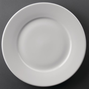 Olympia Athena Wide Rimmed Plates 254mm (12 Pack)