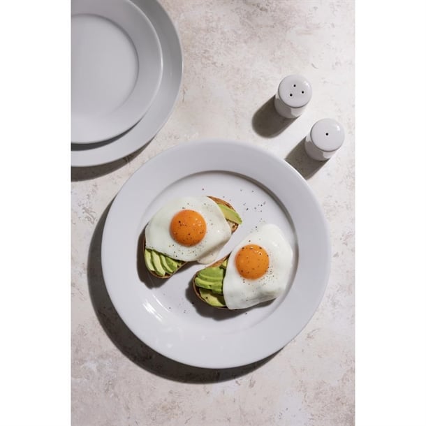 Olympia Athena Wide Rimmed Plates 254mm (12 Pack) Olympia Athena Wide Rimmed Plates 254mm (12 Pack)