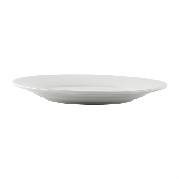 Olympia Athena Wide Rimmed Plates 254mm (12 Pack) Olympia Athena Wide Rimmed Plates 254mm (12 Pack)