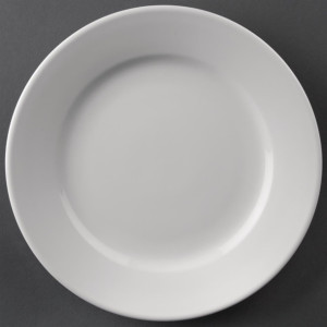 Olympia Athena Wide Rimmed Plates 203mm (12 Pack)