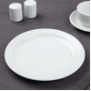 Bulk Buy Olympia Athena Narrow Rimmed Plates 226mm (36 Pack)