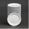 Bulk Buy Olympia Athena Narrow Rimmed Plates 226mm (36 Pack)