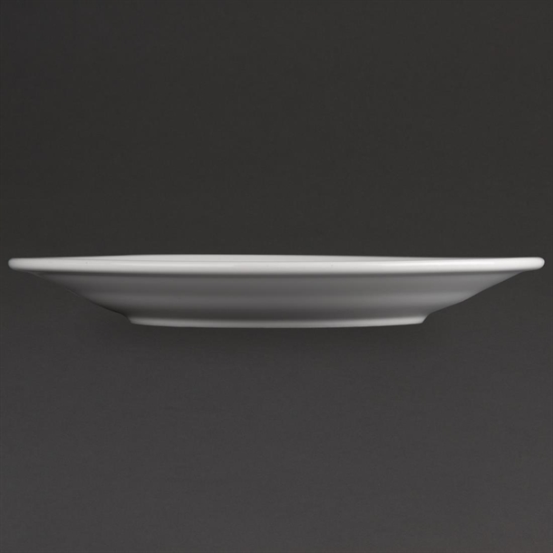 Olympia Athena Wide Rimmed Plates 203mm (12 Pack)