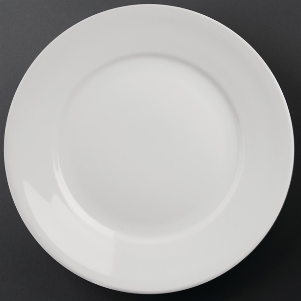 Olympia Athena Wide Rimmed Plates 280mm (6 Pack) Olympia Athena Wide Rimmed Plates 280mm (6 Pack)