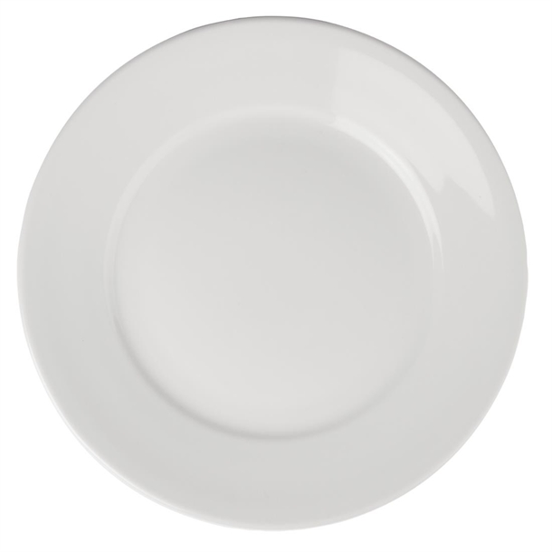 Olympia Athena Wide Rimmed Plates 280mm (6 Pack) Olympia Athena Wide Rimmed Plates 280mm (6 Pack)