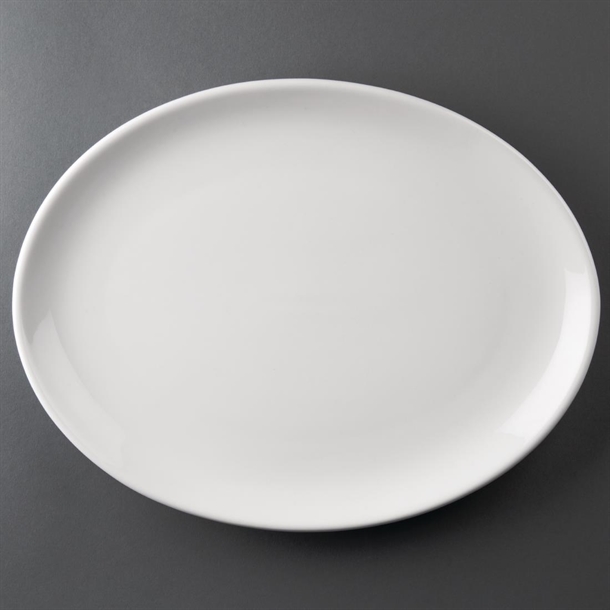 Olympia Athena Oval Coupe Plates (6 Pack)