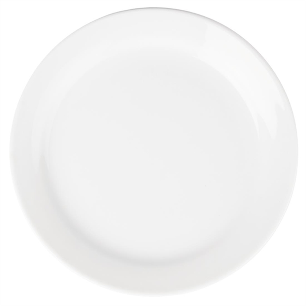 Olympia Athena Narrow Rimm (12 Pack)ed Plates 165mm (12 Pack)