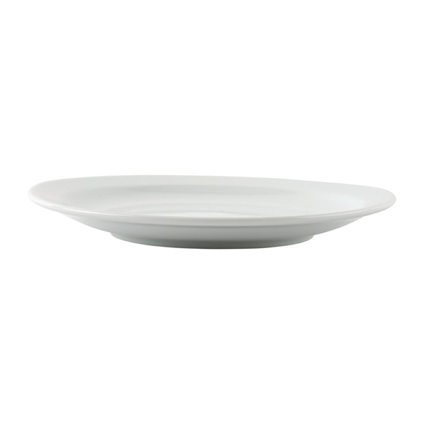 Bulk Buy Olympia Athena Narrow Rimmed Plates 205mm (36 Pack)