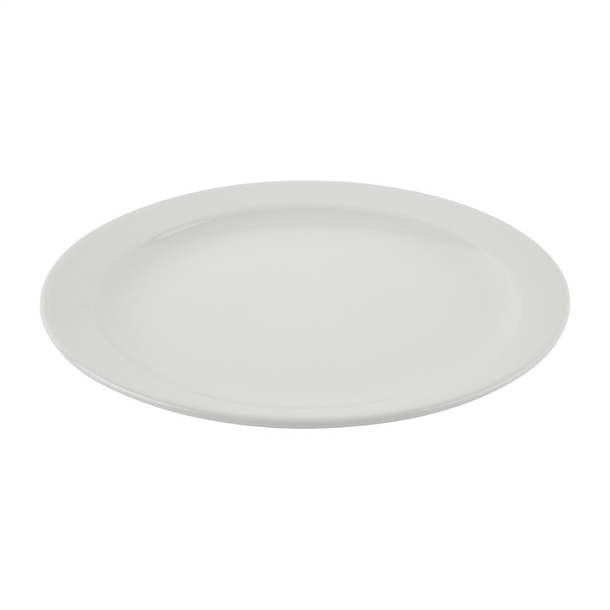 Olympia Athena Narrow Rimmed Plates 255mm (12 Pack) Olympia Athena Narrow Rimmed Plates 255mm (12 Pack)