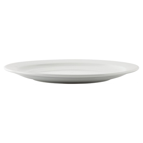 Olympia Athena Narrow Rimmed Plates 255mm (12 Pack) Olympia Athena Narrow Rimmed Plates 255mm (12 Pack)