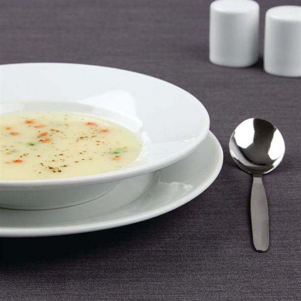 Olympia Athena Rimmed Soup Bowls (6 Pack) Olympia Athena Rimmed Soup Bowls (6 Pack)