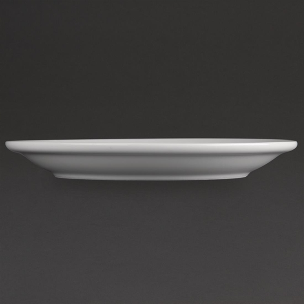 Olympia Athena Narrow Rimm (12 Pack)ed Plates 165mm (12 Pack)